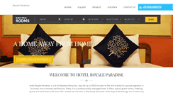 Desktop Screenshot of hotelroyaleparadise.com